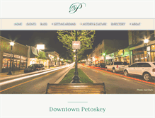 Tablet Screenshot of petoskeydowntown.com